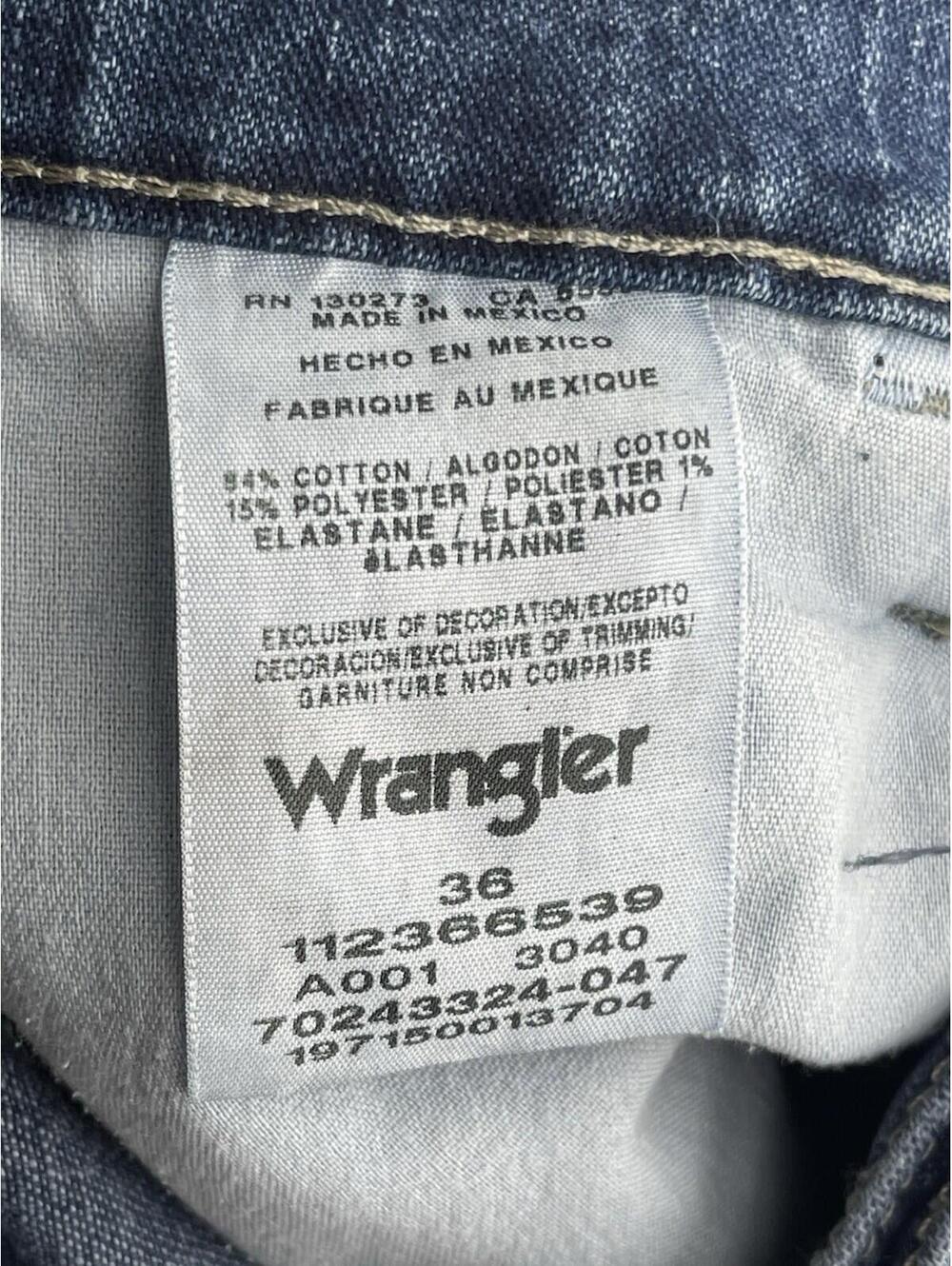 Wrangler Carpenter Vintage Men's‎ Blue Jeans Short Size 36 - Picture 4 of 8